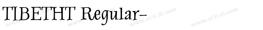 TIBETHT Regular字体转换